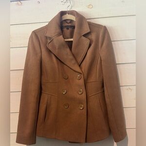 Kenneth Cole New York Camel color Wool Pea Coat